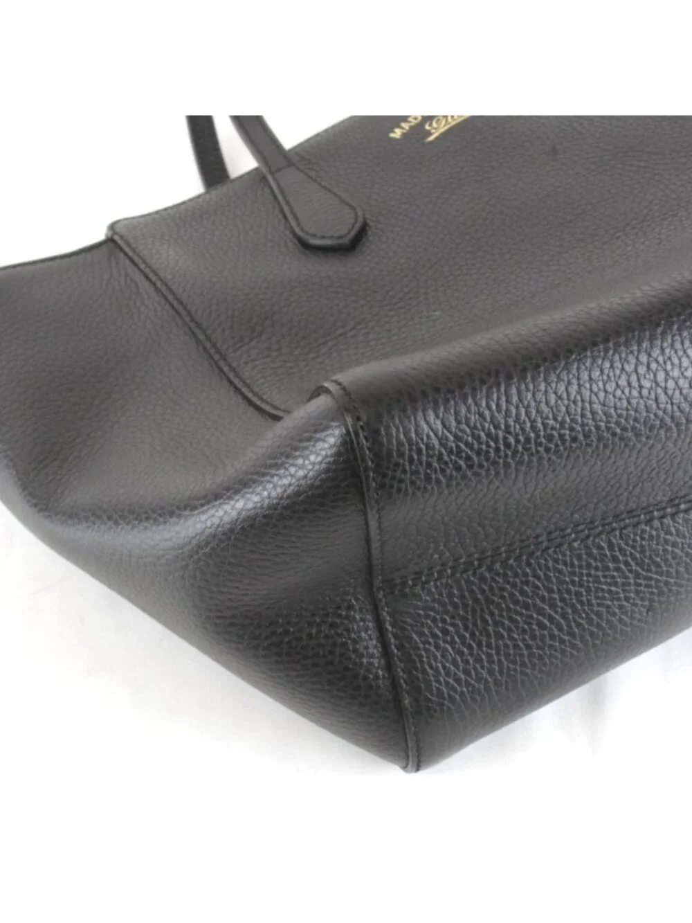 Gucci Tote Bag Leather Black